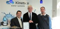 David congratulates Kinetico - Caledon Village on their Grand Opening