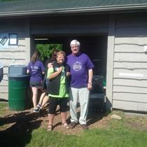 David Tilson, MP & Lee Pettit at the Orangeville ALS Walk