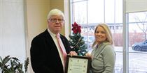 On November 30, 2015, David congratulated Sarah Fleming on the Grand Opening of Fleming Realty Inc.